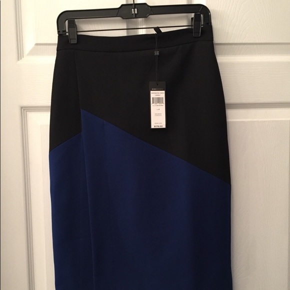 BCBGMAXAZARIA Color-Blocked Pencil Skirt - Picture 4 of 6